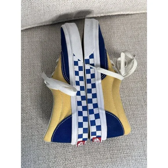 Vans Era Tartan Pack Blue Yellow White Size W6/ M4.5 Unisex 721356 - Picture 5 of 9